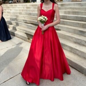 Red Prom Gown